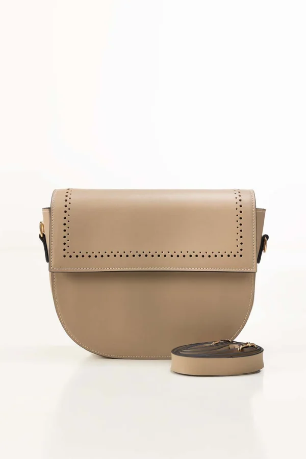 Beige Cross Body Bag