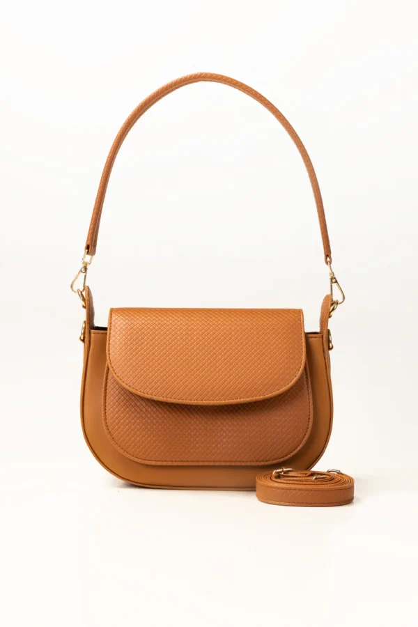 Tan Tote Shoulder Bag