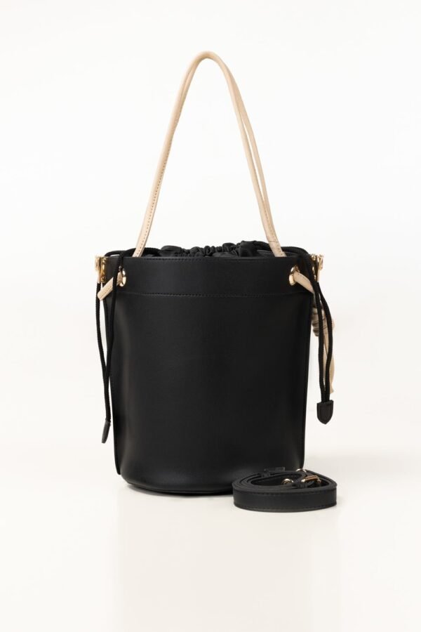 Black Bucket Bag